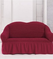 Sofa Cover 2 Seater Merun