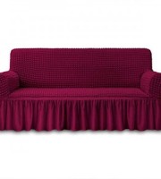 Sofa Cover 3 Seater Merun