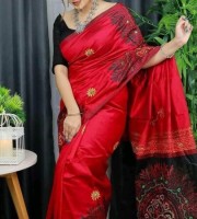 Dupian Silk Saree Maroon Color ( CODE:- DSS-60 )