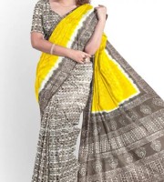 Cotton Batik Saree ( CODE:- BS-121 )